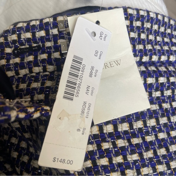 J. Crew  Capri Tweed Women Pants size 6 - Picture 7 of 11